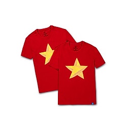 Áo Thun Da Cá Cờ Việt Nam | BigBuy360 - bigbuy360.vn