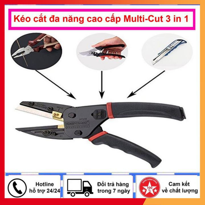 Kéo vạn năng Multi Cut - Kéo cắt cành - Đa năng Multi Cut "