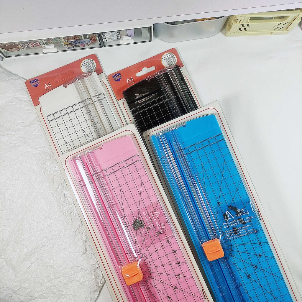 Bàn cắt giấy kích thước A4 A3 tiện lợi Bảng cắt giấy văn phòng tặng thêm 5 lưỡi thay | BDB002