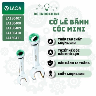 Cờ lê bánh cóc đa năng mini LAOA, thép Cr-V chất lượng cao, hàng chính hãng