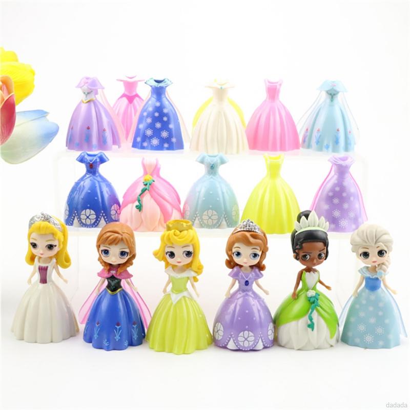 Set 18 Mô Hình Nhân Vật Công Chúa Phim Hoạt Hình Disney Bằng Nhựa ALICE