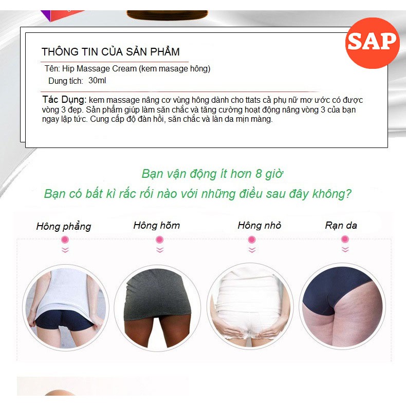 Tinh Dầu Nở Mông Hiệu Quả Garlic Hip Enlargement Lifting Tinh Chất Tự Nhiên Cao Cấp