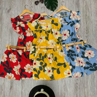 Sét bộ hoa mặc nhà siêu mát