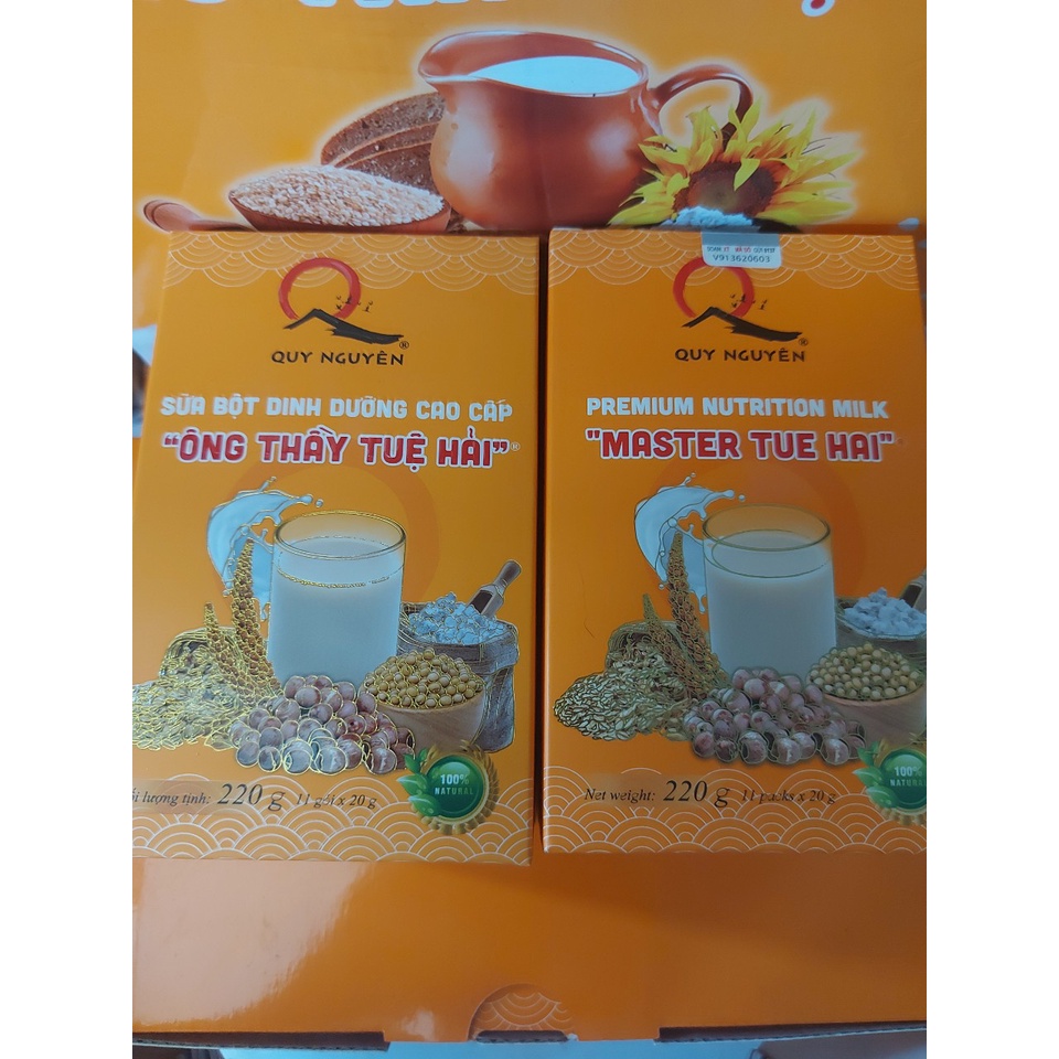 SỮA BỘT DINH DƯỠNG CAO CẤP ” ÔNG THẦY TUỆ HẢI” – HỘP 11x20Gr