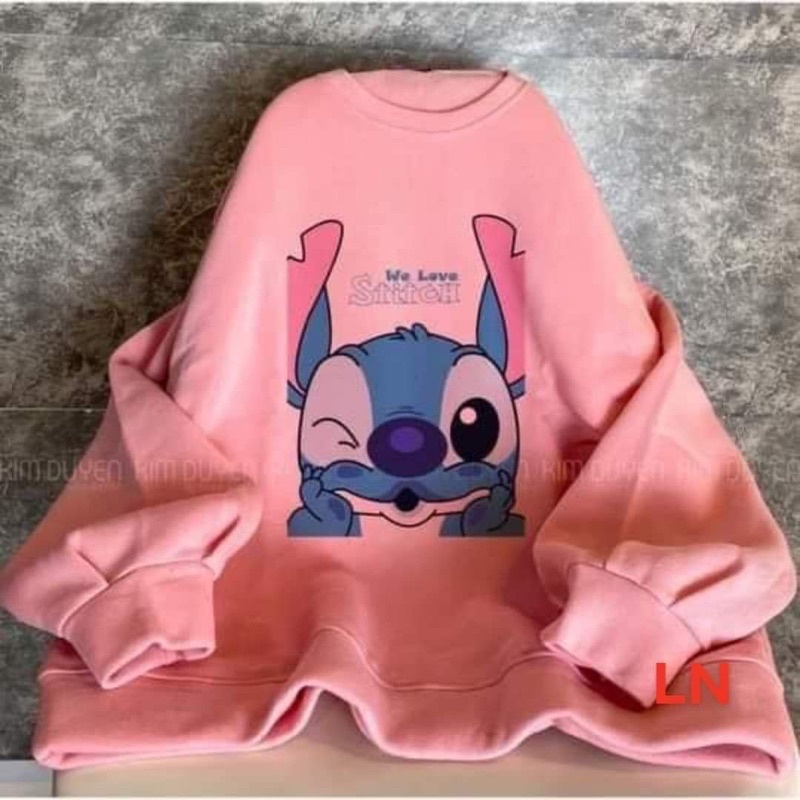 Áo Swt thỏ Stick tai hồng DA6