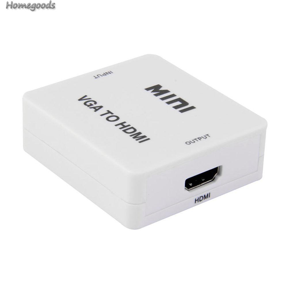 Hộp Chuyển Đổi Mini Hd 1080p Audio Vga Sang Hdmi-Compatible Hd Hdtv Video