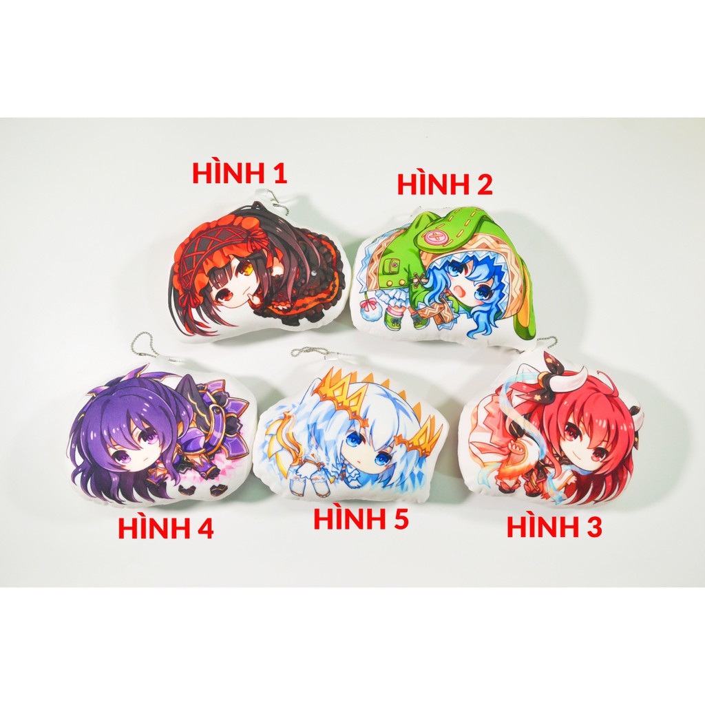 [Thanh lý bán lỗ] Gối ôm, gối kê tay Anime chibi – Date A Live [AAM] [PGN44]