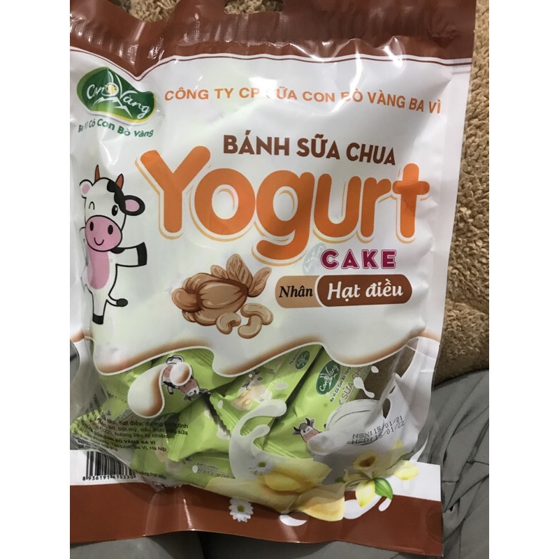 Bánh Sữa Chua Sầu Riêng, Phô Mai, Sữa Dừa, Hạt Điều Con Bò Vàng Ba Vì 250g