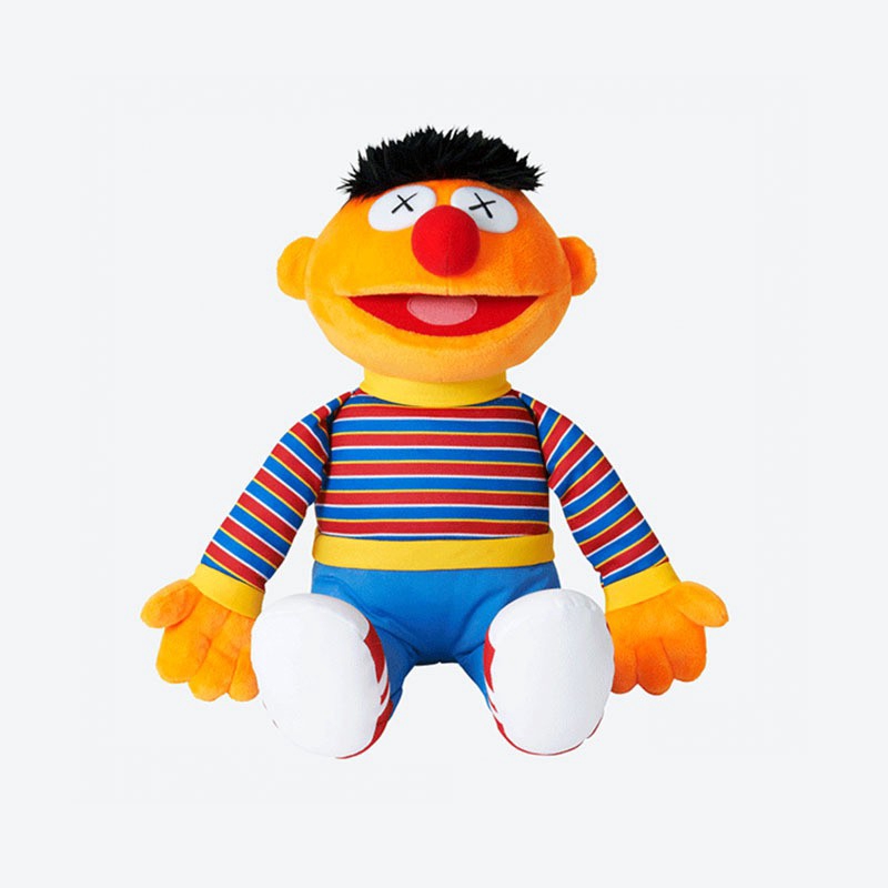 Búp Bê Nhồi Bông Uniqlo Kaws Sesame Street 54cm Dễ Thương