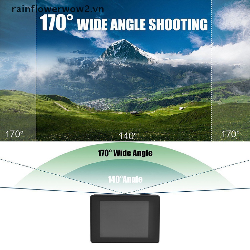 Giày Thể Thao Chống Thấm Nước 4k 1080P HD 2 '' As Go Pro
