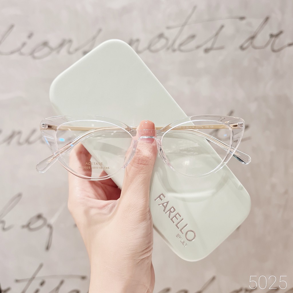 Gọng Kính Cận Mắt Mèo Thời Trang Hàn Quốc 5025 - Gọng Kính Mắt Mèo Lilyeyewear