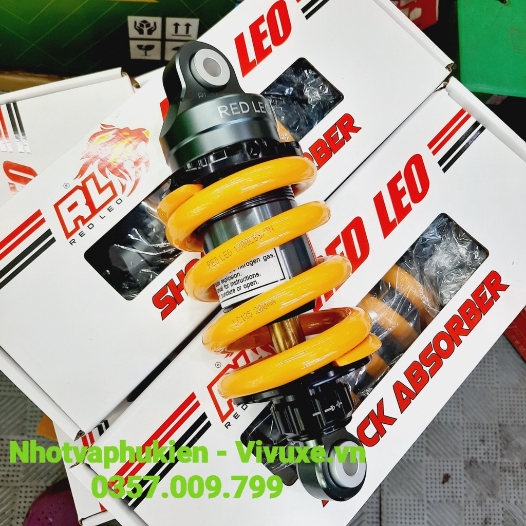 Phuộc RedLeo Ex135 4s, 5s  tăng Chỉnh lò xo Chính Hãng