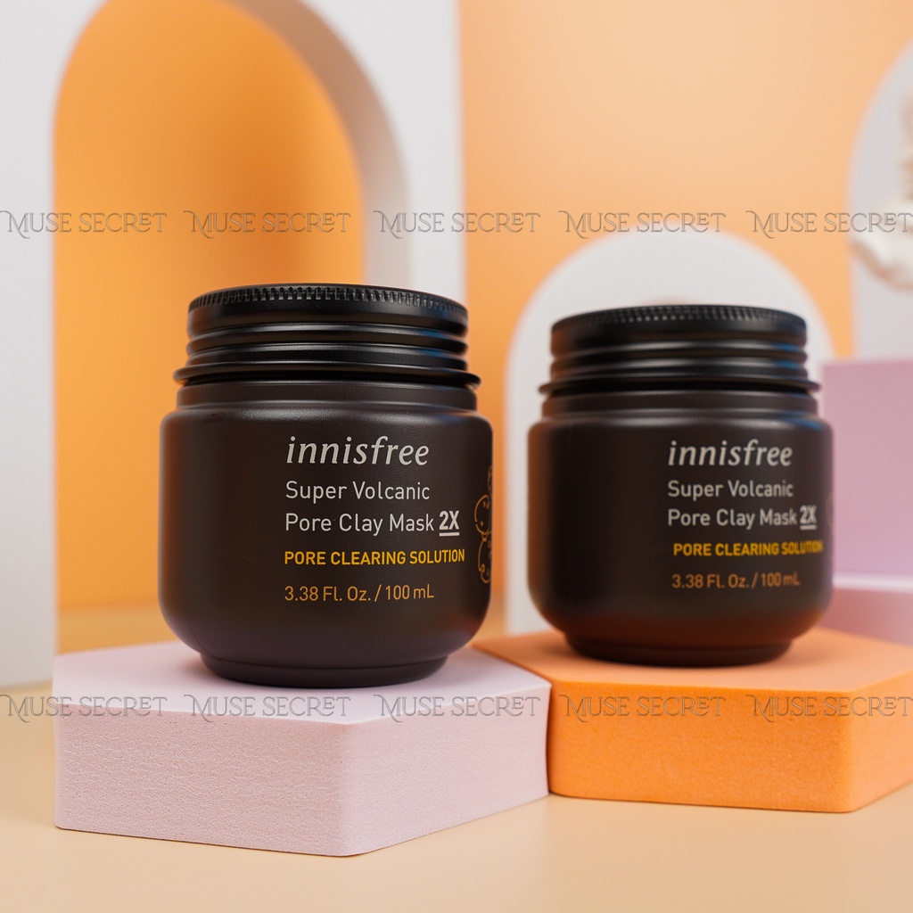 [Quà Tặng Khẩu Trang] Mặt Nạ Đất Sét Innisfree - Mặt Nạ Se Khít Lỗ Chân Lông Innisfree Super Volcanic Pore Clay Mask 2X | BigBuy360 - bigbuy360.vn