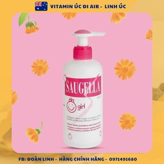 Dung dịch vệ sinh bé gái saugella, Dung dịch vệ sinh bé gái Saugella hàng chính hãng Pháp