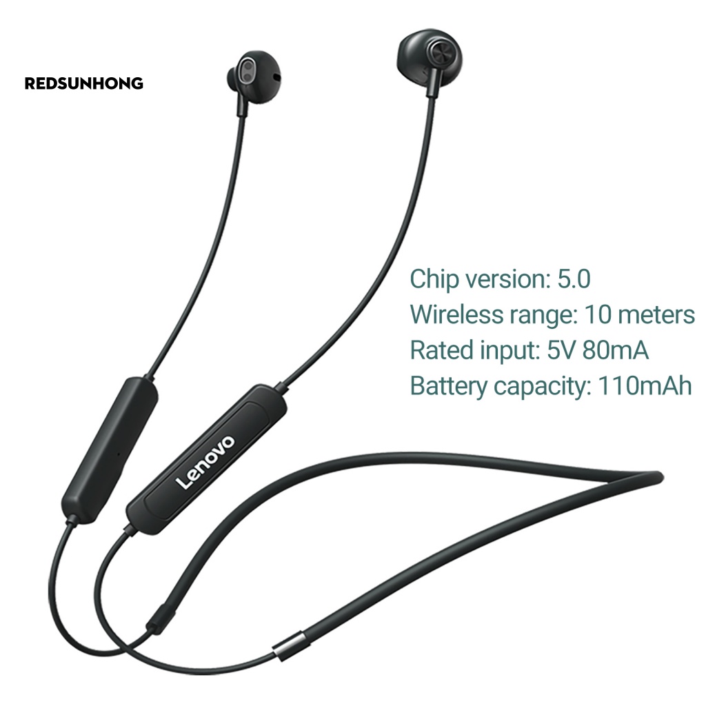 Tai Nghe Bluetooth 5.0 RSH.z Đeo Cổ Giảm Tiếng Ồn Kiểu Dáng Thể Thao