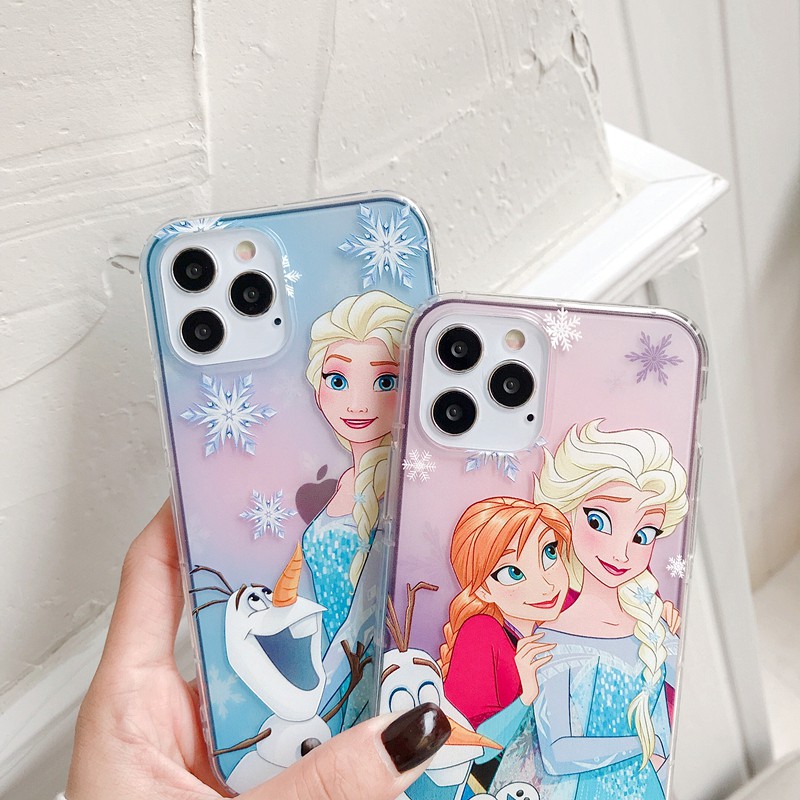 Ốp lưng IPhone trong suốt💕 Elsa 6/6s/6plus/6s/7/8/7plus/8plus/x/xs/xs max/11/12/13/14/pro/max/plus/promax T384
