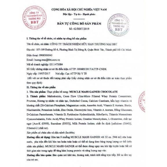 LABRADA MUSCLE MASS GAINER DATE MỚI 2025 SỮA TĂNG CÂN TĂNG CƠ 12Lbs  CHÍNH HÃNG BBT