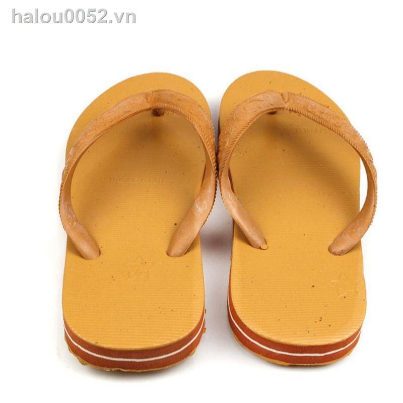 ✿Ready stock✿  Thailand Xingma Flip-Flops Rubber Thick Bottom Wear-resistant, Anti-slip Deodorant, Summer Men’s Trendy Vietnam Beach Slipper King