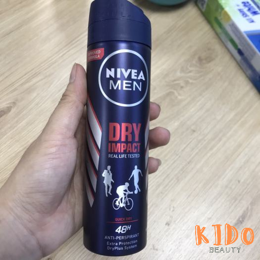 Xịt Khử Mùi Cho Nam Nivea Men Anti-Perspirant 150ml |Lăn nách nam Nivea Men 48h 50ml