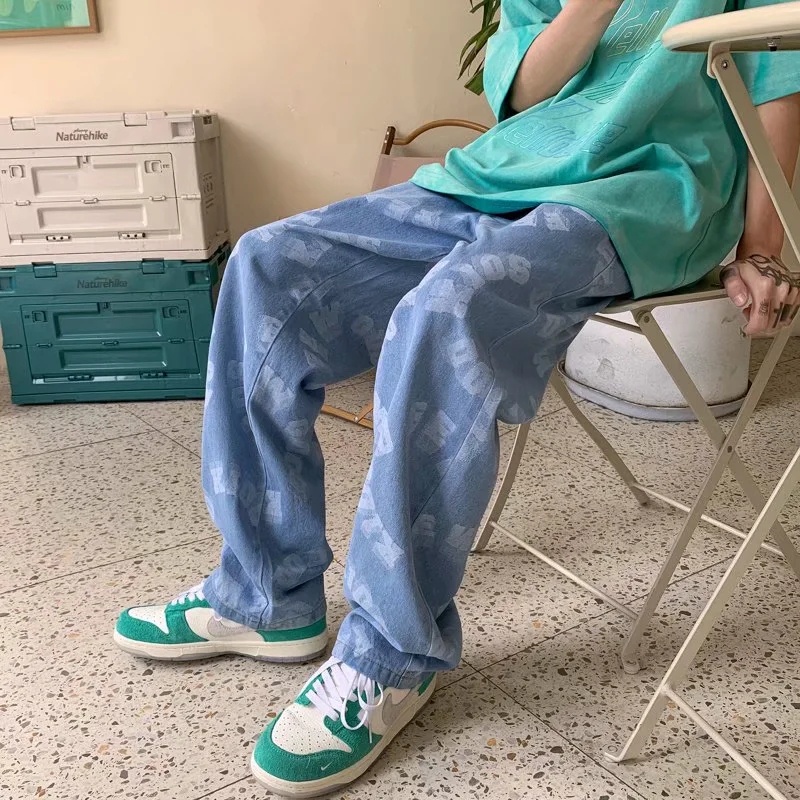 quần ống rộng Plus Size In Chữ Phong Cách Hàn Quốc Cổ Điển Thời Trang Cho Nam Và Nữ 3xl | BigBuy360 - bigbuy360.vn