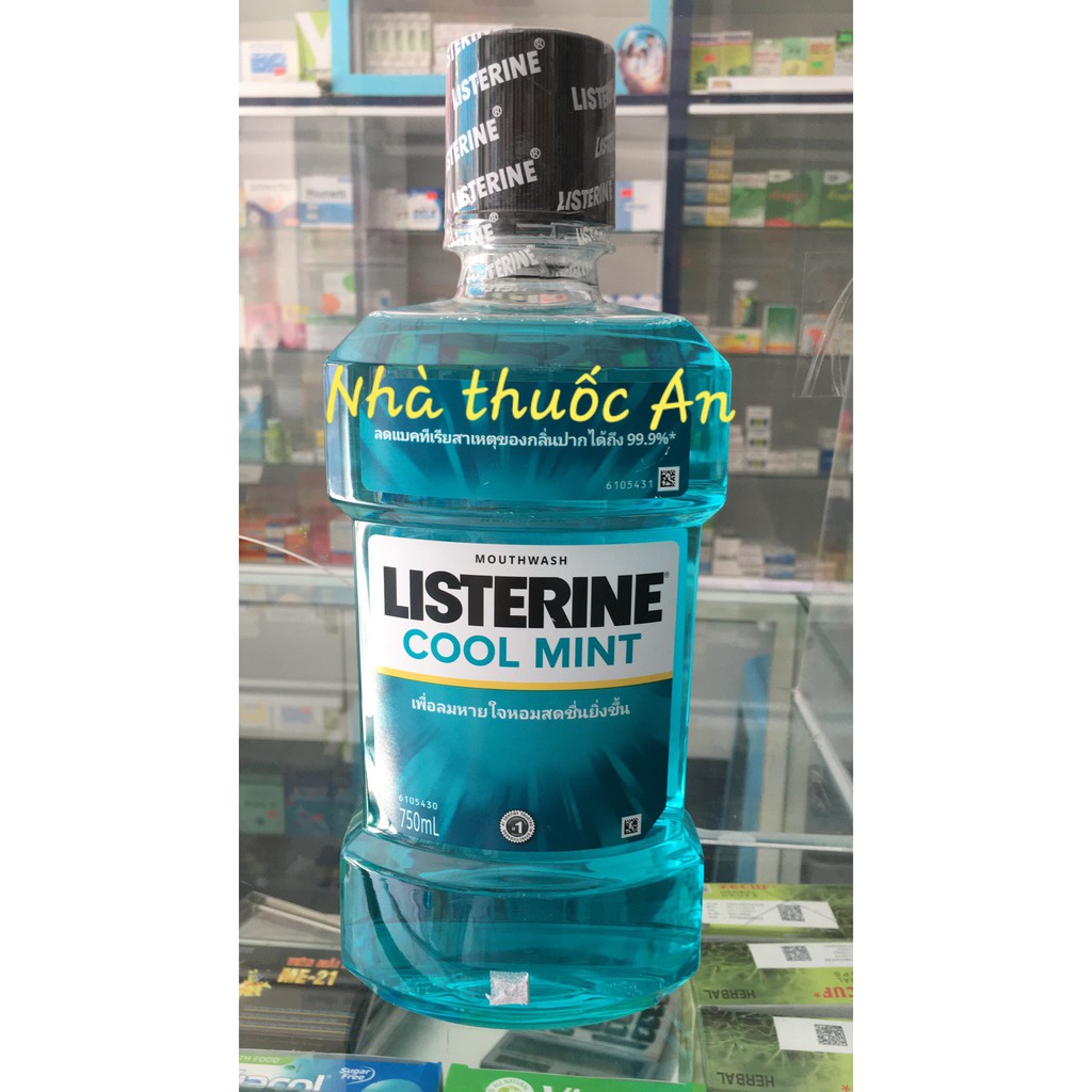 Listerine 750ml nước súc miệng Thái Lan