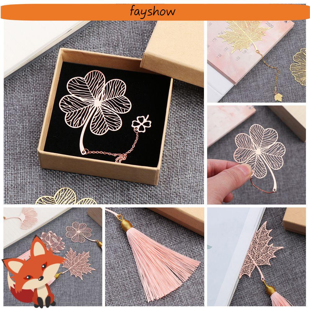 Dụng Cụ Kẹp Sách Bằng Kim Loại Hình Hoa Hồng Phong Cách Trung Quốc Dễ Thương|Tua Văn Phòng Phẩm