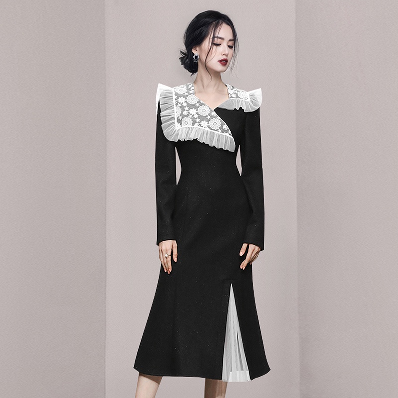Đầm Tay Dài Kèm Thắt Lưng Thời Trang Mùa Đông 21