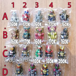 Mô hình Converge Kamen Rider - Hàng nobox