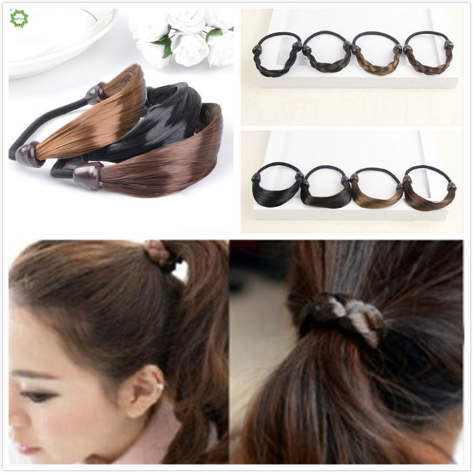 Dây buộc tóc đuôi ngựa phong cách Hàn Quốc