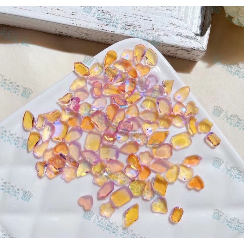 đá thạch chân bằng mix 100 viên
