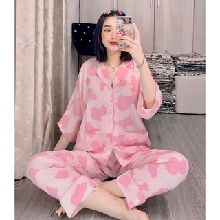 Đồ Bộ Lụa Latin-Satin Mặc Nhà Siêu Mát
