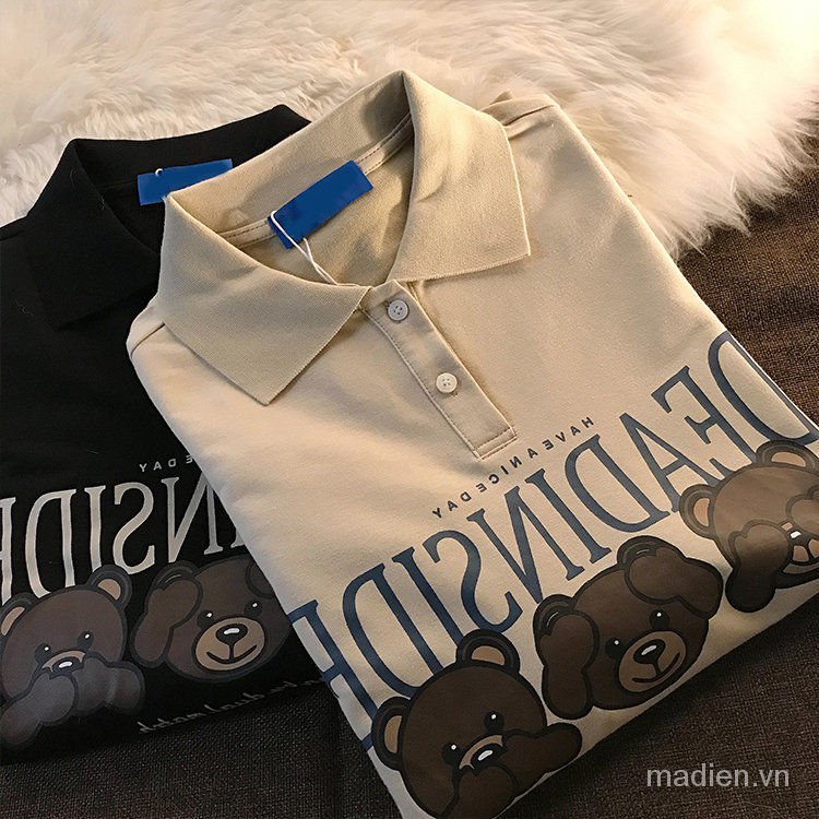 Áo Sweater Dáng Rộng Cổ Polo Có Size Lớn 200 Thời Trang Xuân Thu Dành Cho Nữ | BigBuy360 - bigbuy360.vn