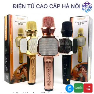 [Giá Gốc] Micro karaoke bluetooth SD-10, Mic kèm loa, bắt giọng tốt, nghe cực hay, bass âm chuẩn - Bảo hành 6 tháng
