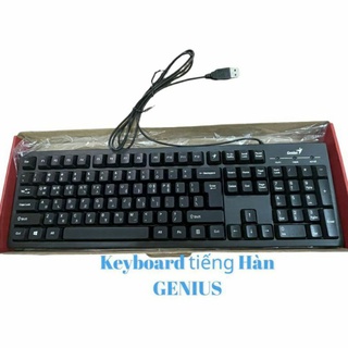 Bàn Phím Máy Tính Tiếng Hàn Genus KB- 101 Kết Nối Cổng Usb