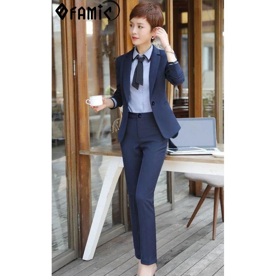 Set Vest Nữ ❤️𝑭𝑹𝑬𝑬𝑺𝑯𝑰𝑷❤️ Giảm 5K khi nhập mã [AO VEST] ❤️ Bộ Vest Nữ Công Sở Gồm Áo Tay Dài Quần Dài Cá Tính | BigBuy360 - bigbuy360.vn