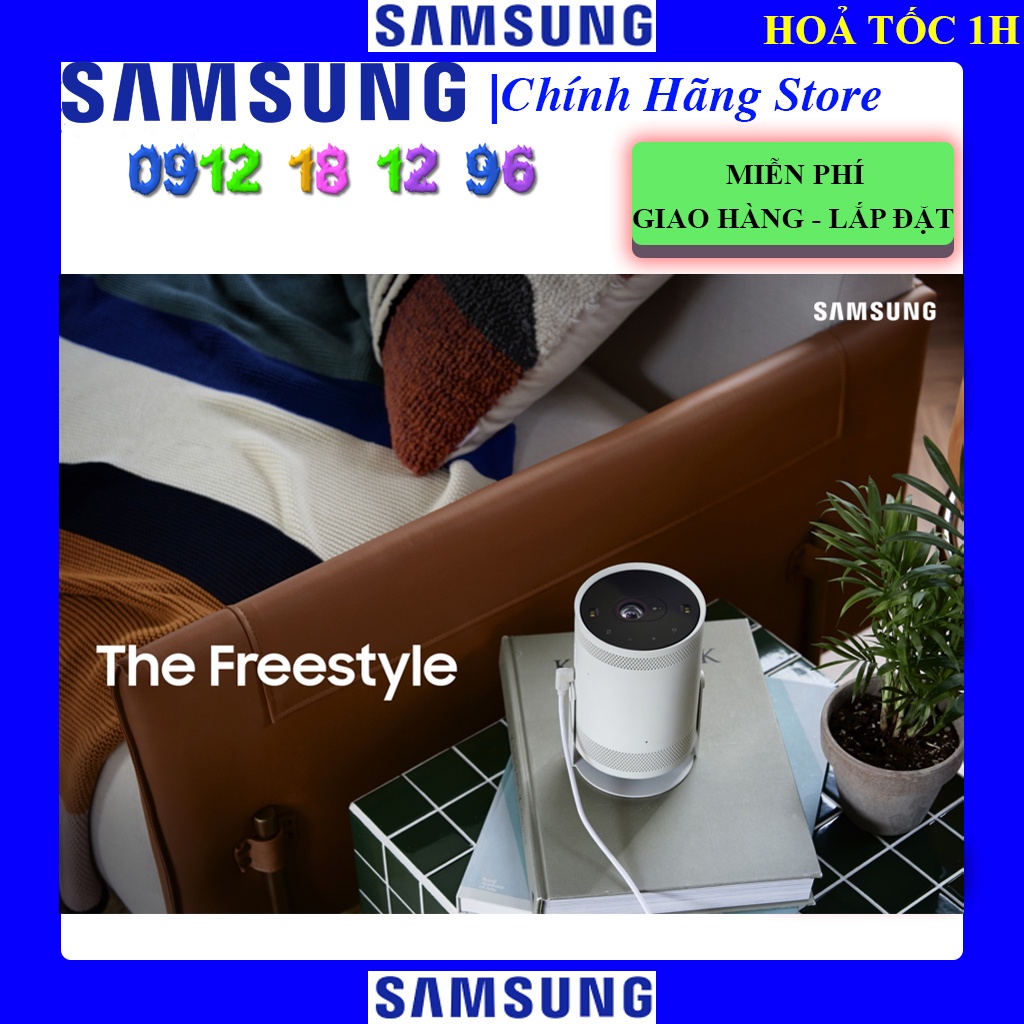 Máy Chiếu Samsung The Freestyle SPLSP3 bỏ túi, 100 inch, Bảo hành chính hãng 24 tháng.