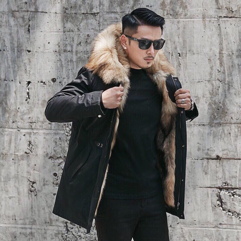 Áo khoác kaki nam lót lông cực ấm cho mùa đông giá rét , thời trang phong cách lịch lãm