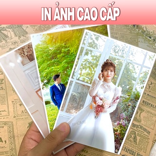 In ảnh 9x12, 10x15, 13x18, 15X21, 20x30 cm theo yêu cầu giá rẻ, in hình lấy ngay.