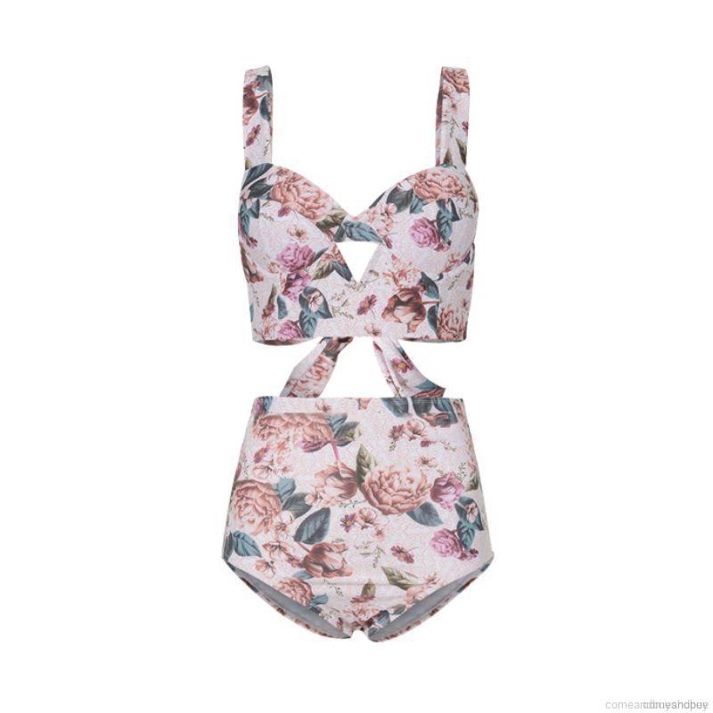 Bộ Đồ Bơi Họa Tiết Hoa Quyến Rũ Cho Nữ 45-63kg | BigBuy360 - bigbuy360.vn