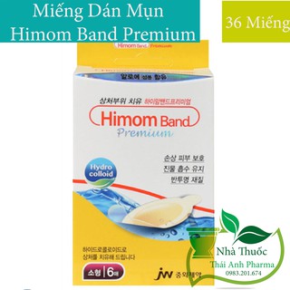 [Hàng Chính Hãng] Miếng Dán Mụn Himom Band Premium Hộp 36 Miếng Traphaco Nhập Khẩu