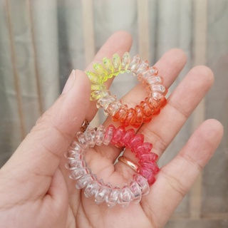 Túi 10 Lò xo cột tóc pha lê cở trung (3cm)