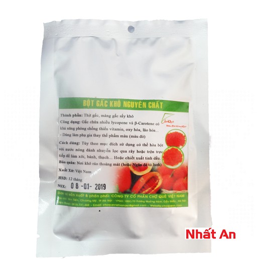 Bột trái gấc khô 50gr