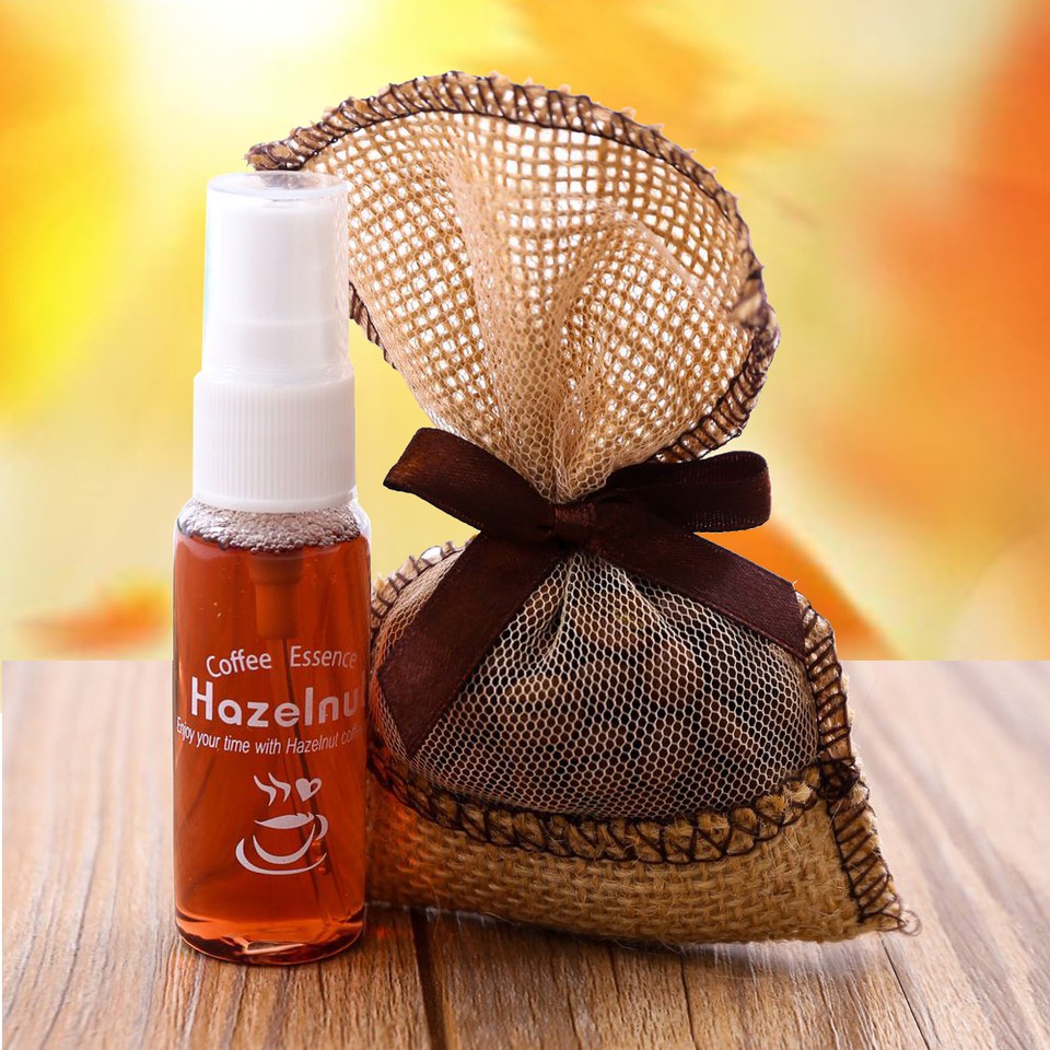 Túi Thơm Treo Xe Hạt Cafe Nguyên Chất, Tặng Kèm Tinh Dầu Cafe, Có Phân Loại Túi Than Hoạt Tính Khử Mùi Hôi Mốc