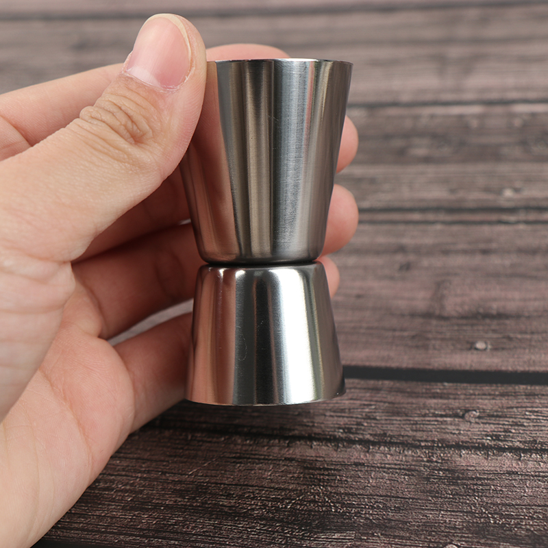 [extremewellknownbling]15/30 Ml Stainless Steel Cocktail Shaker Cup Bar Dual Shot Drink Spirit Measure