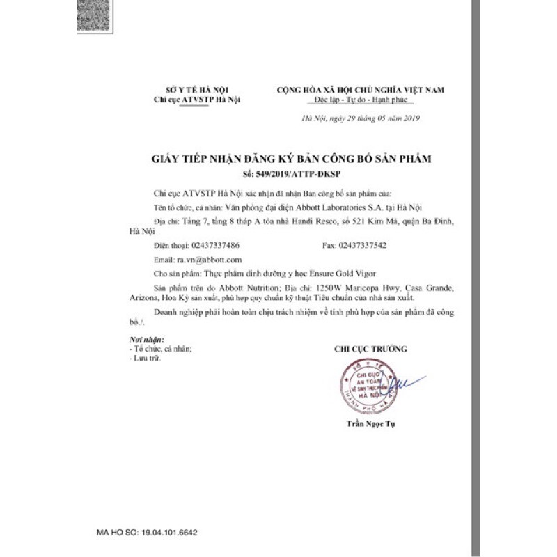 Thùng 24 chai Sữa Ensure gold Vigor 237ml