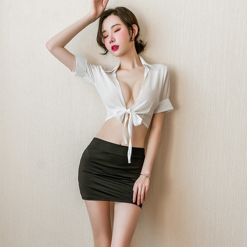 🍒 GIAO HÀNG CHE TÊN 🍒 Set Cosplay thư ký sexy bộ hóa trang nữ công sở quyến rũ | WebRaoVat - webraovat.net.vn