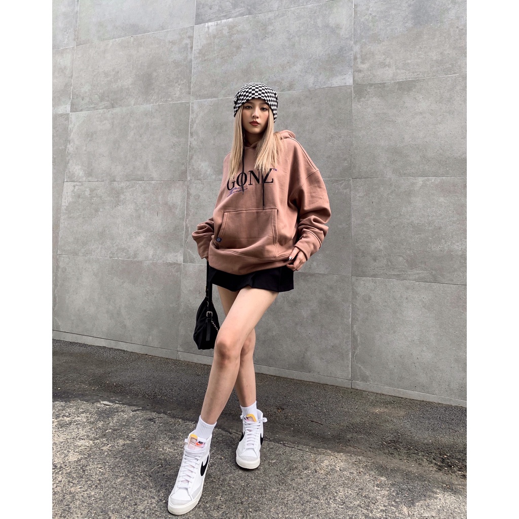 Áo Hoodie Nỉ  Form Rộng Phong Cách Thu Đông - Hoodies 01 Màu Cafe | BigBuy360 - bigbuy360.vn