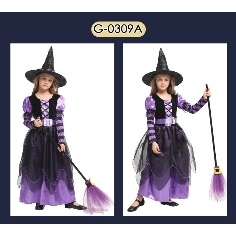 Bộ hoá trang phù thuỷ Halloween các mẫu