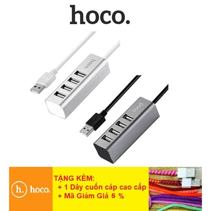 Hub Usb Chính Hãng Bộ Hub 4 cổng USB Hoco HB1 Chính Hãng - Bảo hành 12 tháng