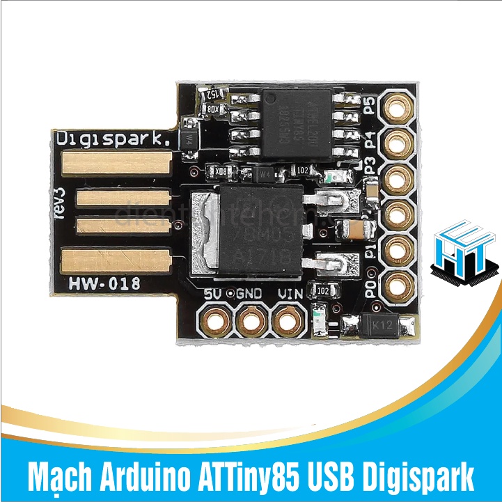 Mạch Arduino ATTiny85 USB Digispark